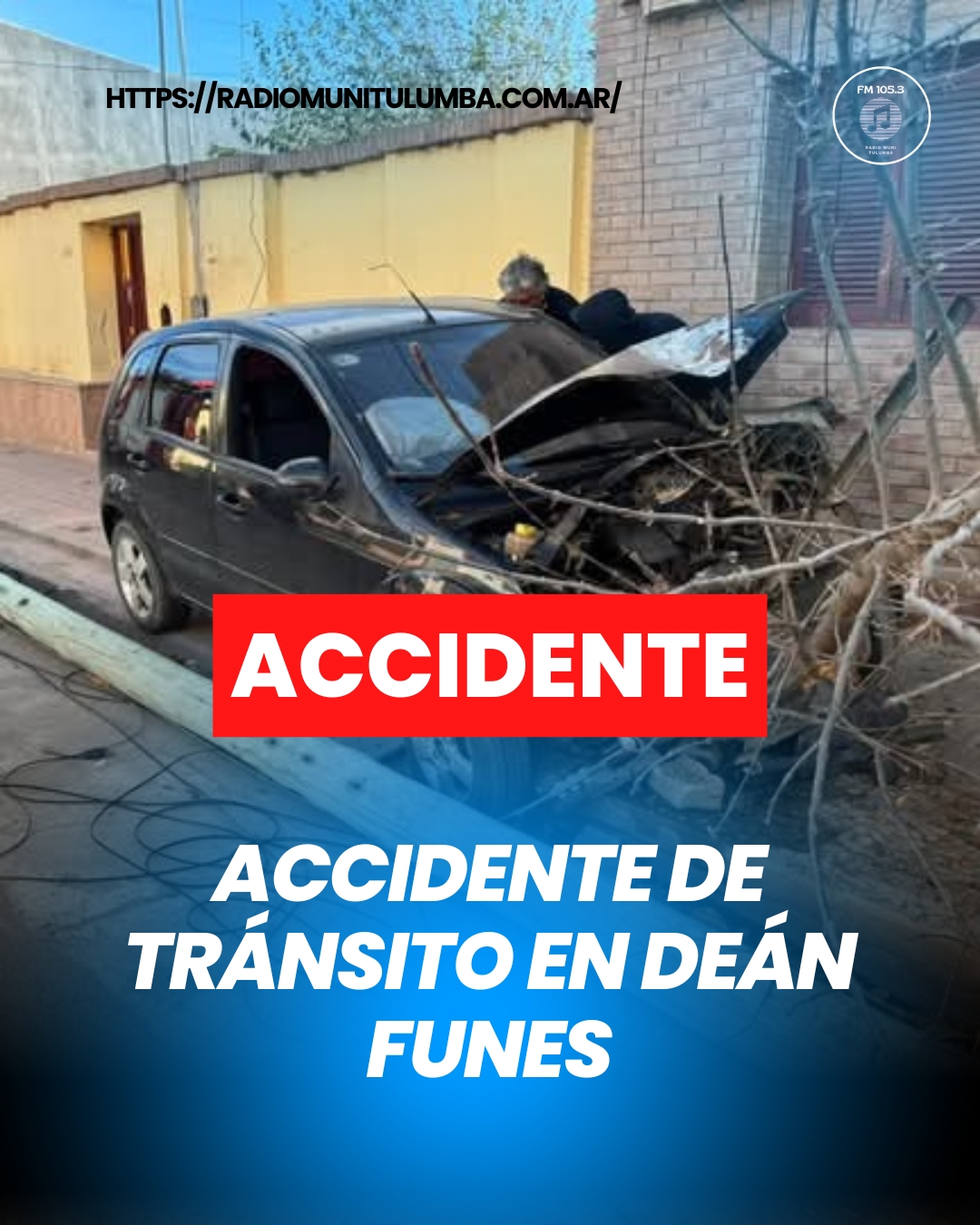 ACCIDENTE DE TRÁNSITO EN DEÁN FUNES
