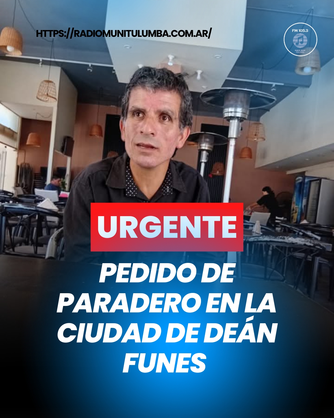 URGENTE: PEDIDO DE PARADERO
